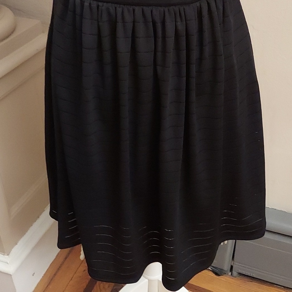 NEW BCBGENERATION One Shoulder Fit and Flare Little Black Dress 6 Party Evening - Picture 6 of 15